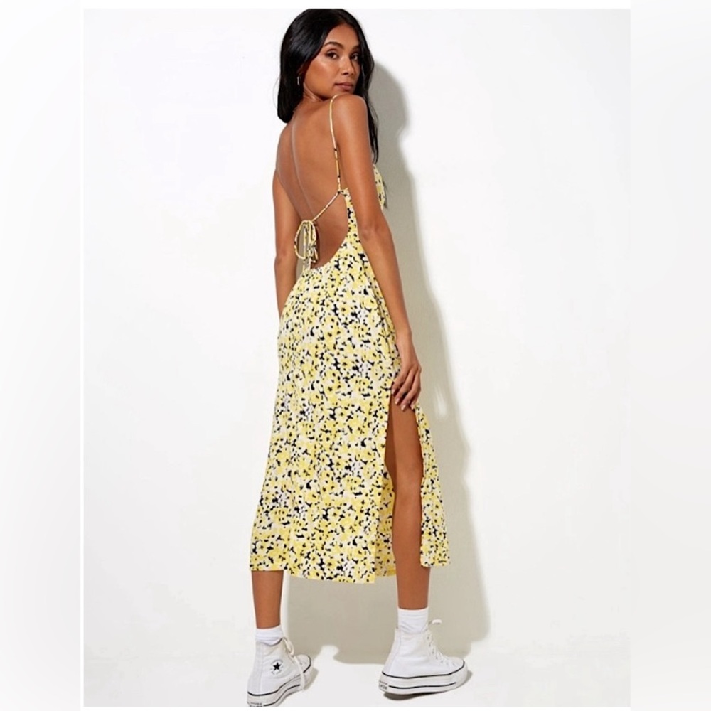 MOTEL ROCKS Nosita dress (sunflower print)